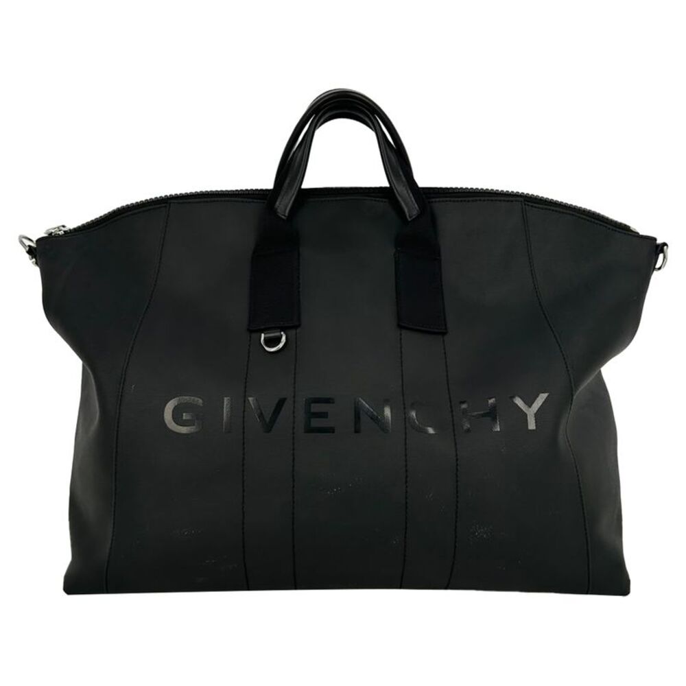 Givenchy Antigona Sport Bag in Black Coated Canvas